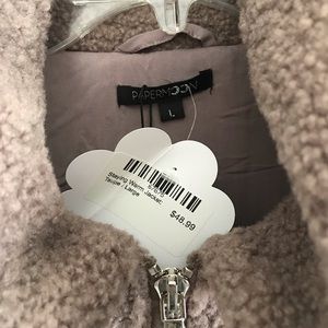 Papermoon Sherpa Zip-up Jacket